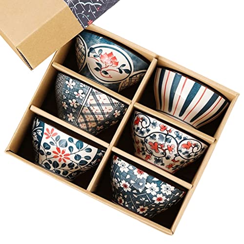 YANCI® Porcelain Dessert Bowls Cereal Bowl with Gift Box