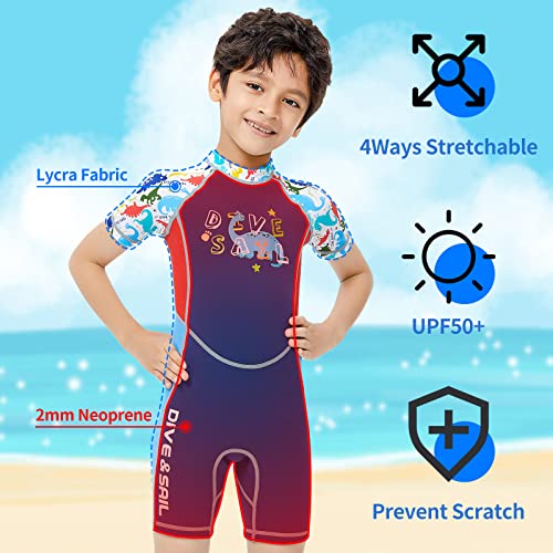 Joysummer Bambini 2mm Muta Intera, Ragazzi
