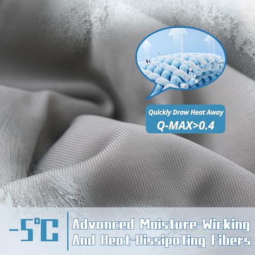 DOWNCOOL Cooling Comforter Twin Size, Grey Cooling Blanket for Hot Sleeper - image 2
