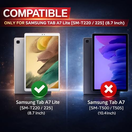 Image of Samsung Tab A7 Lite 8.7 Inch (2021) Tempered Glass | Screen Protector Tempered Glass for Samsung Galaxy Tab A7 Lite 8.7 Inch - SM-T220 / T225 (2021)