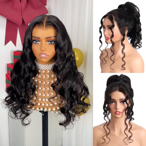 RASHINEE 360 ���[�X �t�����g�E�B�b�O Hman �w�A �{�f�B�E�F�[�u 360 �h���[�X�g�����O �l�� �E�B�b�O �O���[���X �v�� �E�ݎ�� HD ���[�X �v���u���[�` �m�b�g �v���J�b�g �i�`������ �w�A���C�� (�i�`�������u���b�N�A45.7