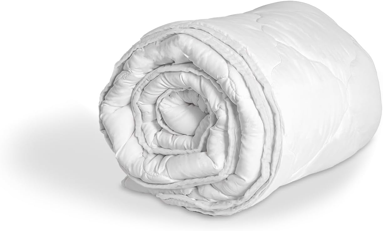 HOME STILLLuxury King Size Duvet | Super Soft Microfiber Outer Material & Siliconized Fluff Inner | Ultrasonically Quilted with Thread | 5 TOG Ideal For Warm Months | For Hotel Home 200x220cm