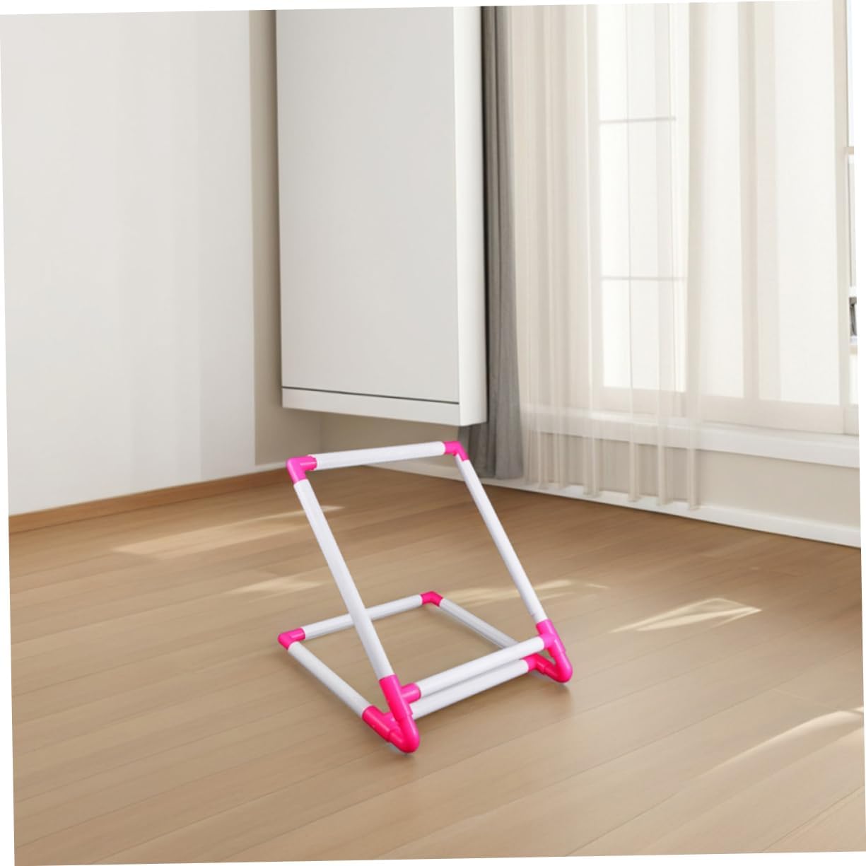 jojofuny Quilting Needlework Holder Embroidery Frame Table Stand Plastic Cross Stitches Scroll Hoop for DIY Stitching Sewing Accessories
