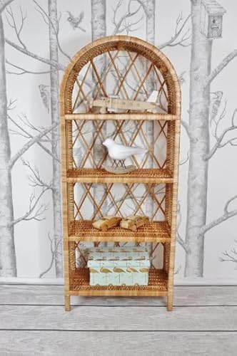 Bookcase Natural Wicker Handmade In Poland #TOP3