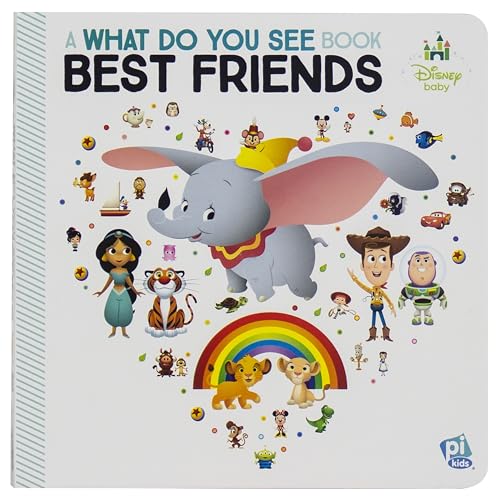 Image of Disney Baby Toy Story, Lion King, and More! - Best Friends: A What Do You See Book - PI Kids