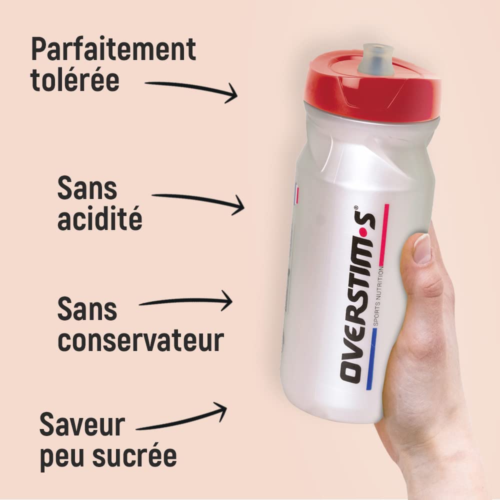 OVERSTIM.s– Boisson Hydrixir Antioxydant (600g) - Boisson énergétique isotonique pour le sport – Electrolytes (sodium,magnésium) – Vitamines (B1,B6,C,E) – Réduction de la fatigue - Saveur Menthe