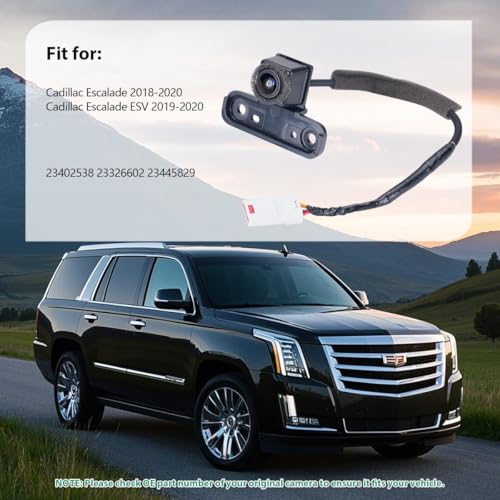 Image of 23402538 Front View Camera for Escalade 2018-2020 & 2019-2020 Escalade ESV 6.2L, OE Camera Replaces 23326602 23445829 by GreenYi