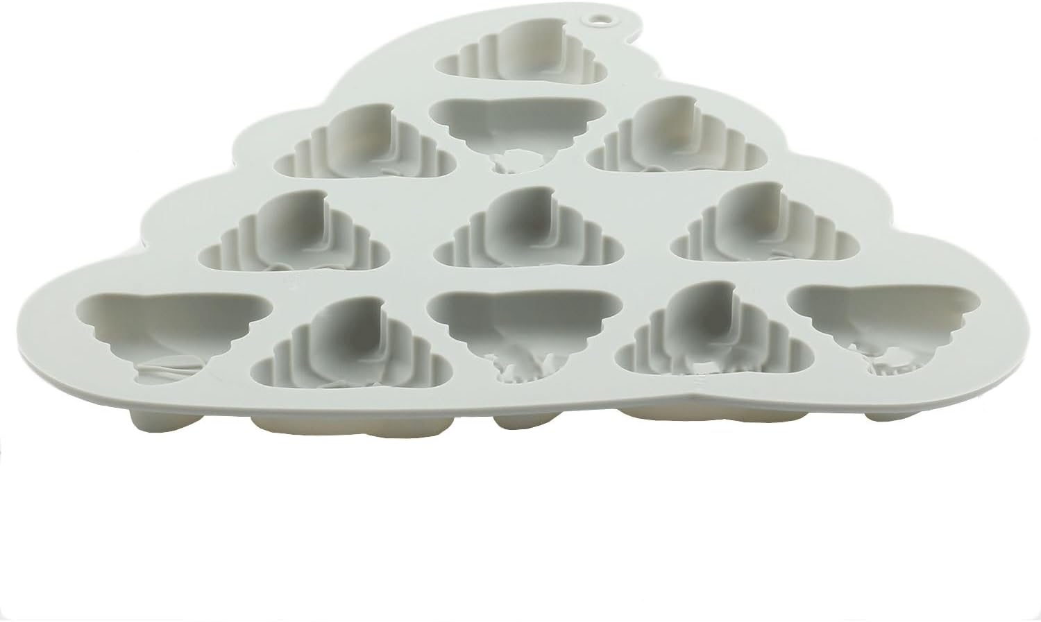 12 Cavity Poop Silicone Candy Molds For Chocolate Candy