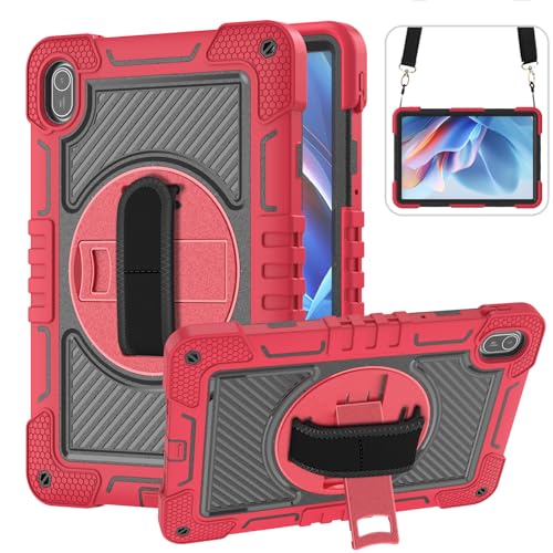 Coque antichoc pour enfants Huawei Matepad SE 11 2024 housse resistante chocs support rouge