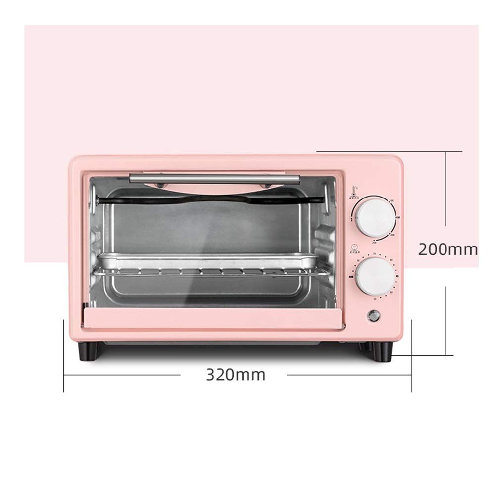 Horno Horno eléctrico 10L Hogar Multifuncional Mini Horno Electrodomésticos de Cocina Sartén Pan Snack Maker Pequeño Horno para Hornear hornos halógenos