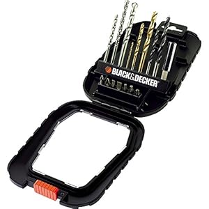 BLACK+DECKER A7186 Kit de 16 brocas y puntas para taladrar y atornillar