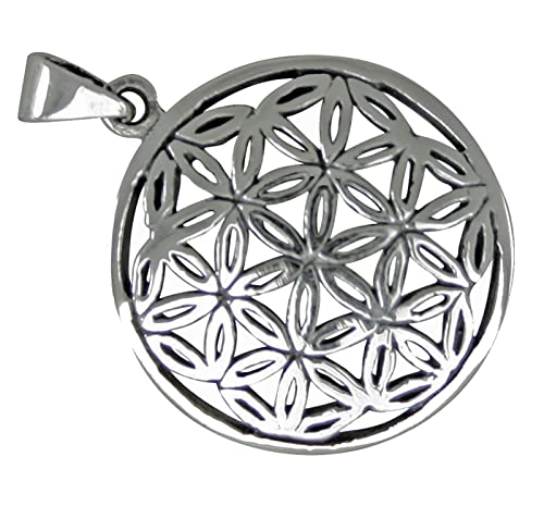 AFP Fleur de Vie, petit Pendentif en argent 925