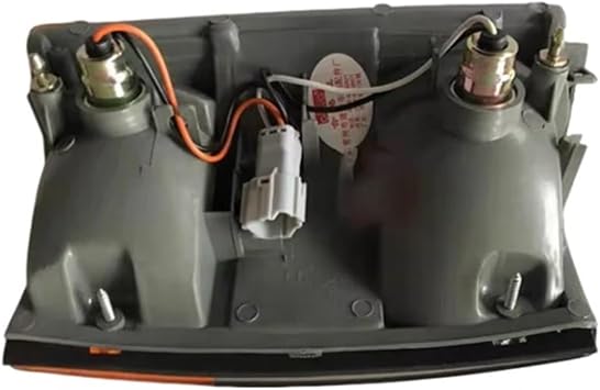 Car Headlights For Isuzu ELF NHR NKR NPR Truck 1995 1996 1997 Front Bumper Corner Light Turn Signal Light Fog Lamp 8-97855009-2 8-97855010-2 Car Head Lamp(Black Right)