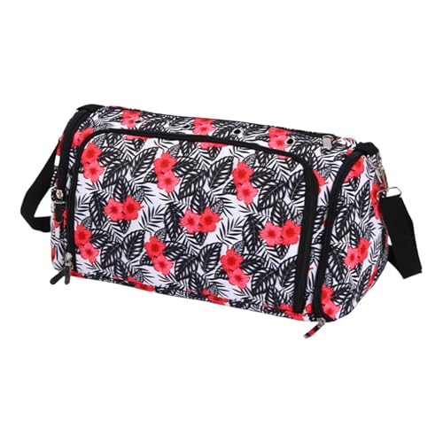 Limtula Bolsa Crochet Craft Hyarn Bolsa Almacenamiento Capacidad Suministros Tejido Organizadores Correa Hombro Ajustable Desmontable