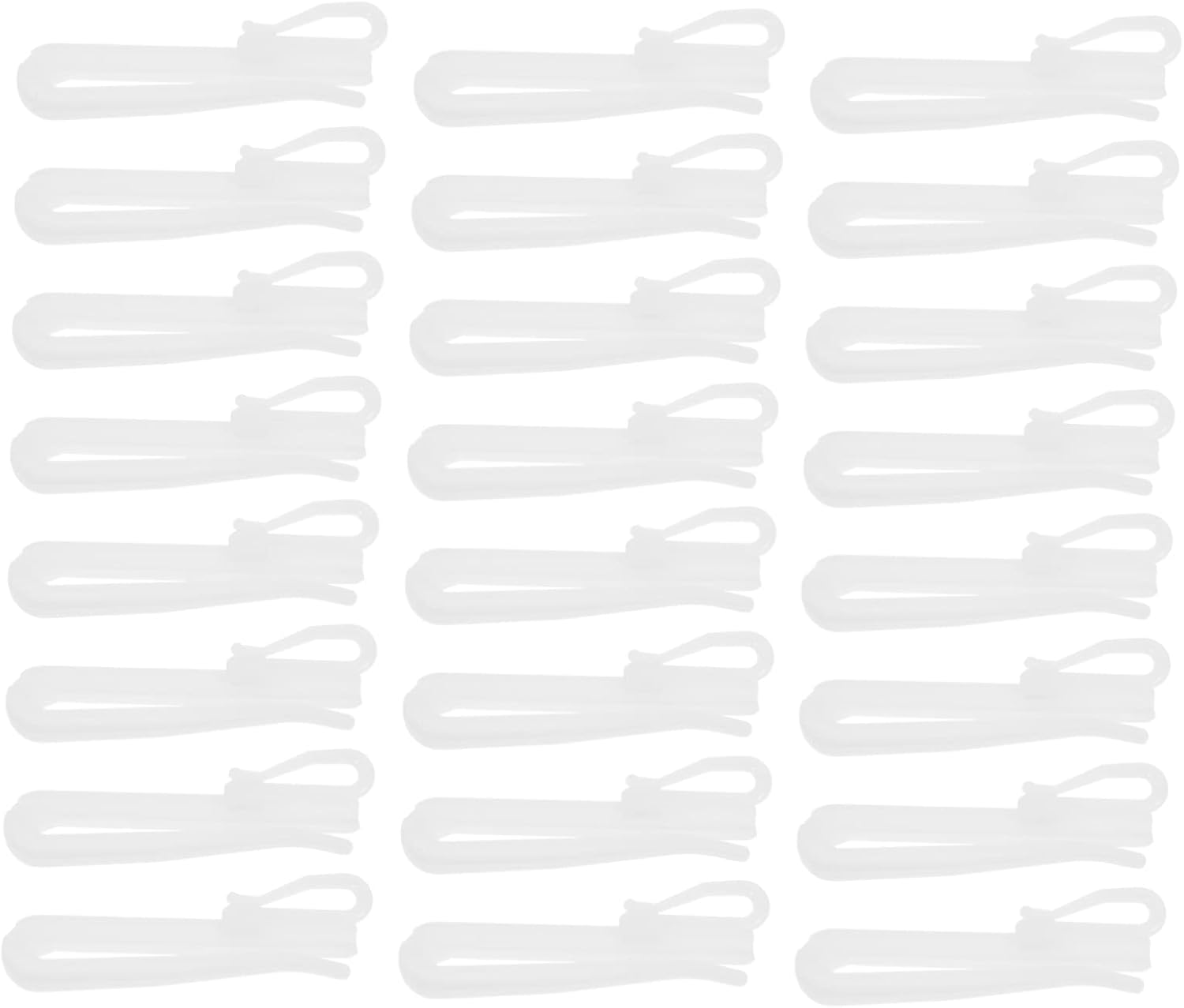 200pcs Curtain Adjustment Hooks Window Curtain Hooks for Drapes Easy to Store