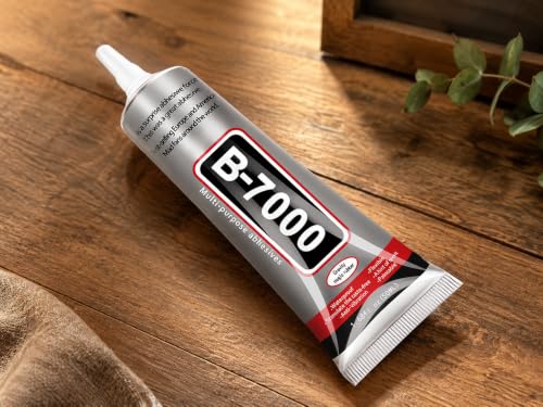 Image of B-7000 Multi-Purpose Adhesive Glue (50ML / 1.68 fl. oz) - Clear Liquid Glue Ideal for Crystal Crafts, Jewelry, Beads, Clothing, Shoes, Fabrics, Screen Repair, Metal, Stone & Glass (Set of 3)