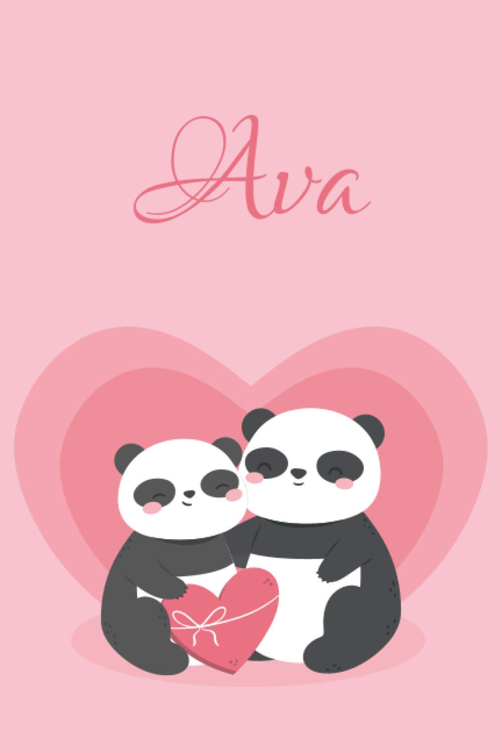 Ava: Personalized Notebook for Ava, Notebook valentine