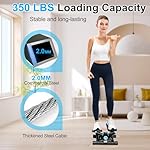 Steppers for Exercise at Home, Twist Stepper with 350LBS Loading Capacity, Mini Stepper with Resistance Bands, Hydraulic Fitness Stair Stepper for Home with LCD Monitor - Image 3