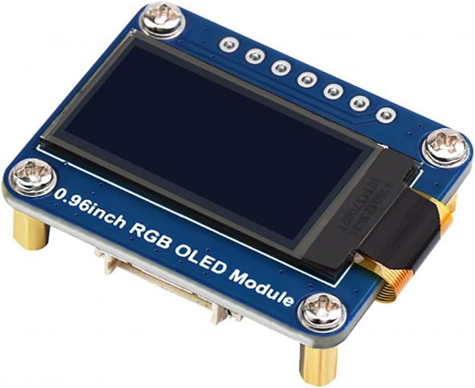 0.96 Inch RGB OLED Display Module for Raspberry Pi/Arduino/STM32 with SSD1357 Driver 64×128 65K Colors SPI Interface 3.3V/5V