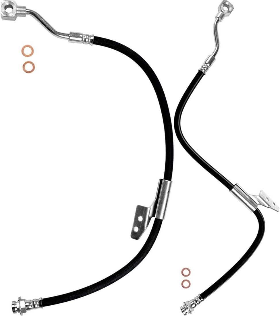 Front Brake Hose - Set of 2 Brake Hose Front Left and Right Brake Line Hose Kit for Chevrolet C1500 1988-1999 for Chevy C1500 1988-1999 for Chevrolet C1500 Suburban 1992-1999