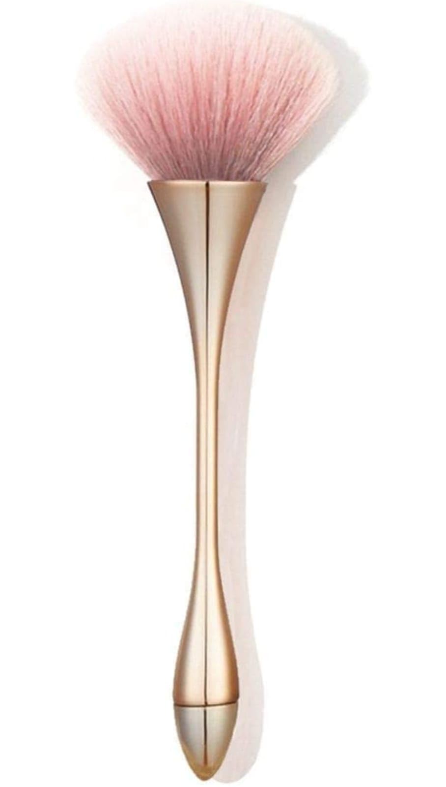 BOLT BEE Soft Nail Art Dust Remover Brush, Long Handle Manicure Tool, Makeup Powder Blush Brushes, Acrylic UV Gel Powder Mineral Brush