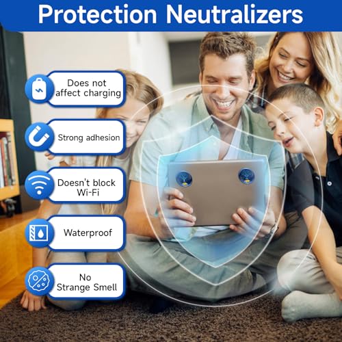 Image of 20 Pcs Phone Protection Stickers Neutralizers for Smart Phones /Tablets /Laptops /Computer /WiFi /Priner /TV Electronic Devices Blockers
