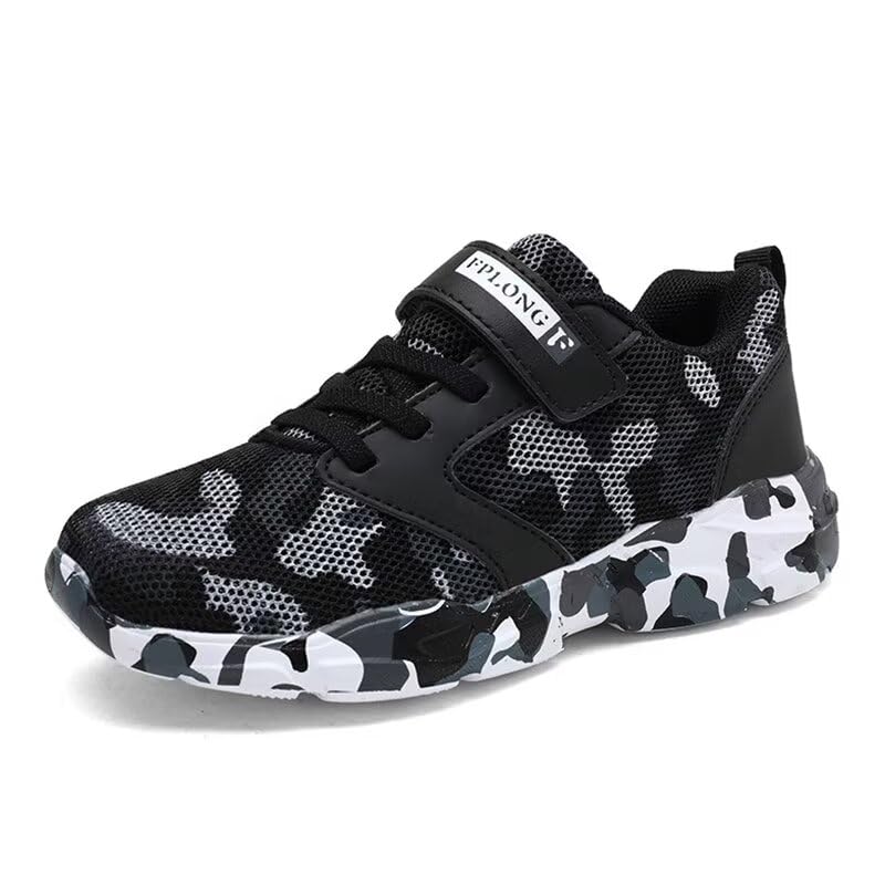 Kid's Boy Girl Lightweight Camouflage Sport Shoes for Walking Running Hiking