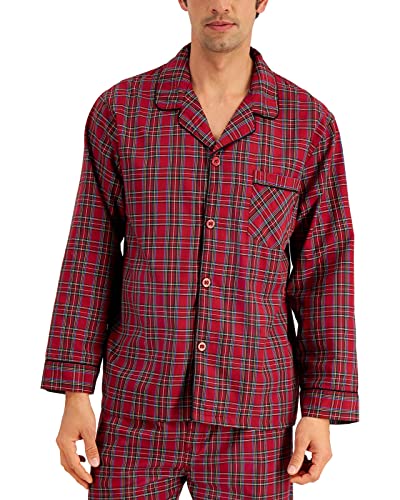 Image of Hanes Men's Woven Plain-Weave Pajama Set