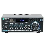 AK45 Pro Amplificador de áudio estéreo,sistema de amplificador de potência Bluetooth 5.0 sem fio de 2 canais de 300 W para uso doméstico,amplificadores domésticos,rádio FM USB cartão