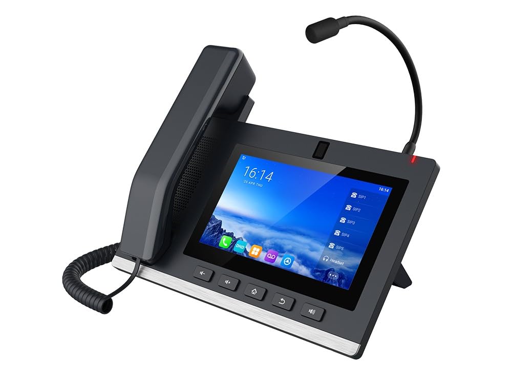 Fanvil A308i Videotelefono IP, Display Touch 7 Pollici, 116 Tasti DSS, Microfono Gooseneck, Android