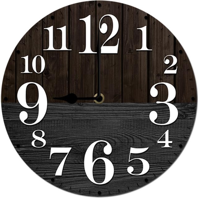 similar Vintage Wall Clock MDF Modern Clocks Round Clock 10 Inch for ...