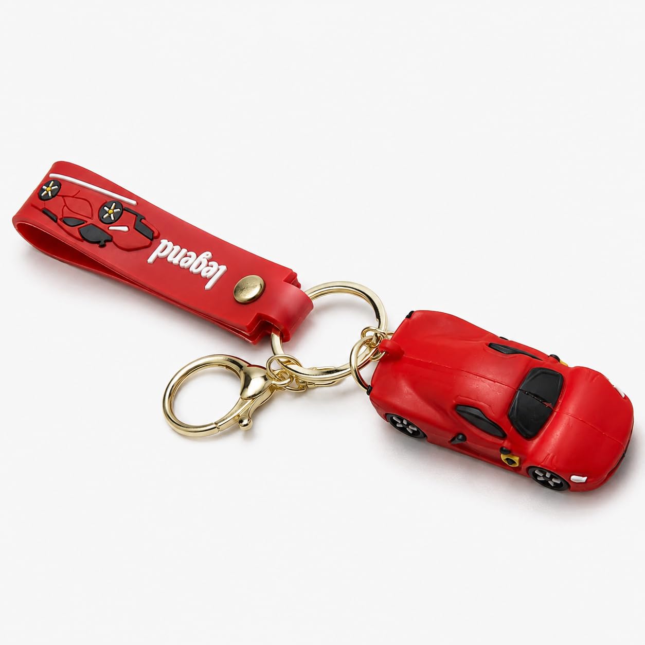 Premium 3D Cute Silicone Keychains with Wrist Strap - Stylish Bag Charm, Backpack Pendant & Car Key Ring Accessory for Kids, Girls, Boys & Women-image-11