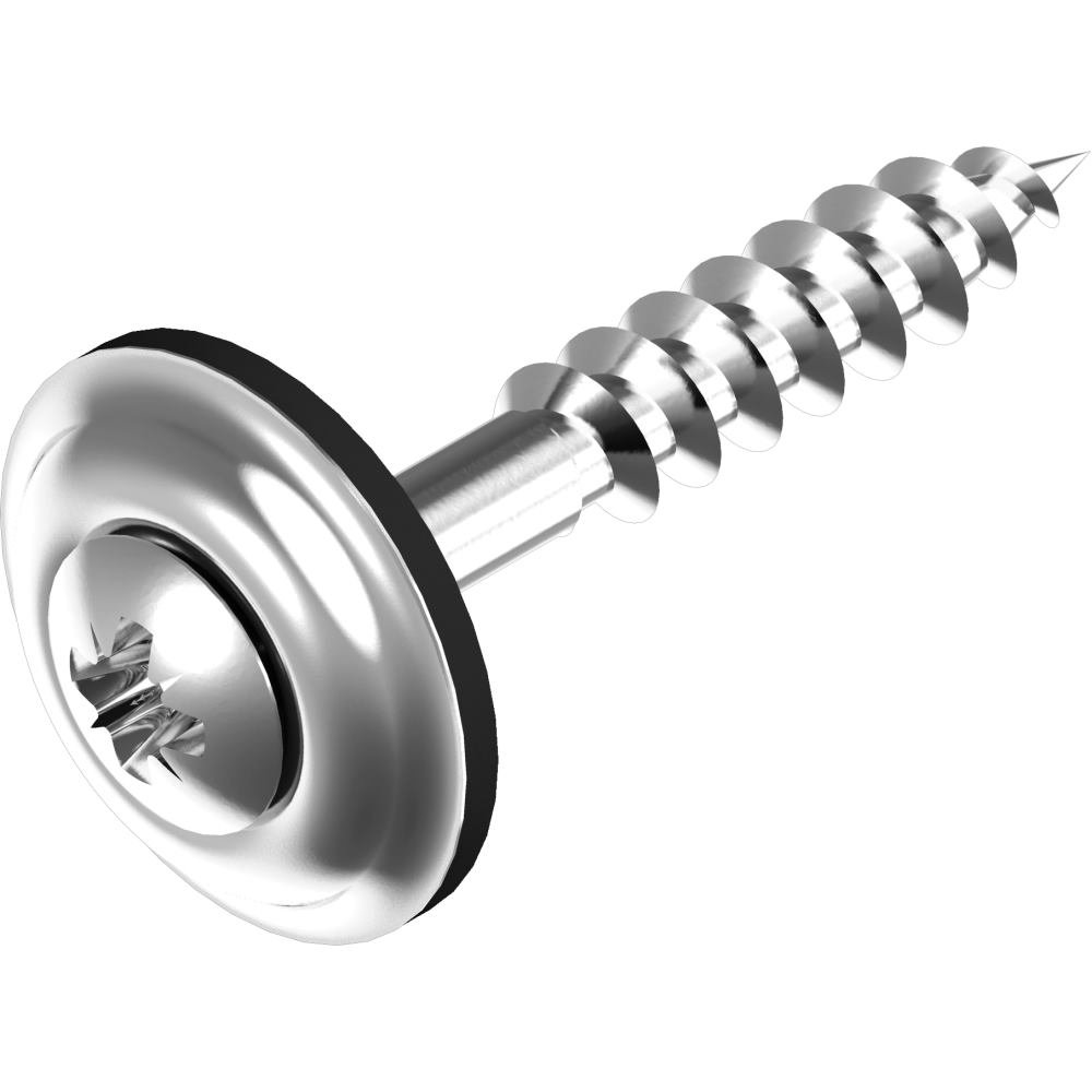 Vis Spengler A2 4,5x45 mm avec rondelle EPDM pour étanchéité de toiture (Lot de 200)