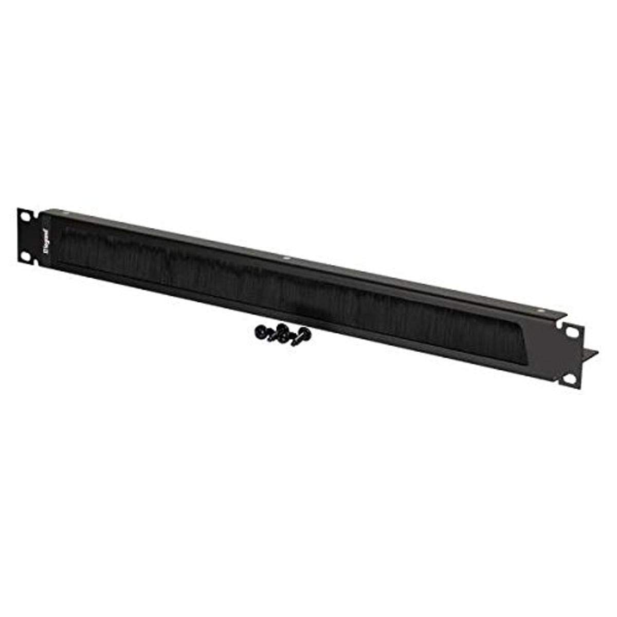 Panel de paso de cables 1U C2G 14599 con tira de cepillo negro 2