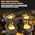Outdoor Fountain with LED Lights, 7-Tier Cascading Rock Fountain, 23.6" H Fountains and Waterfalls with Stone-Look for Garden, Patio, Yard Decor