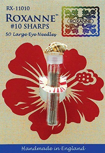Colonial Needle Roxanne Sharps Hand Needles-Size 10, Pack of 50 by Colonial Needle