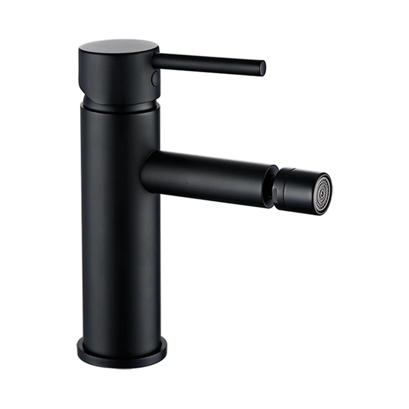 Grifo mezclador de fregadero y bidé manual de latón con monomando para baño