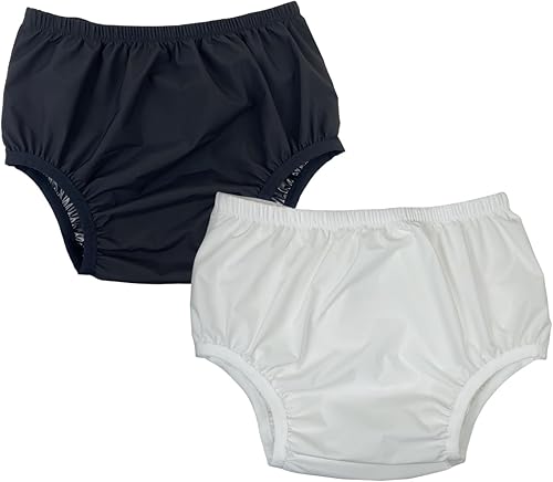 Fundas de pañales de tela a prueba de fugas para adultos, ropa interior protectora contra incontinencia, pantalones de plástico reutilizables para