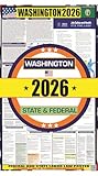 2026 Washington (WA) State Labor Law Poster - State, Federal and OSHA Compliant Laminated Poster - Ideal for Posting in The Workplace - Easy to Read - Perfect for Common Rooms and Cafeterias