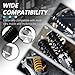 YGDMD 4PCS Coil Spring Compressor Tool,2 Way Adjustable Strut Spring Compressor for Lifting 1