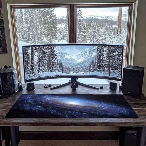 Tapis de souris antidérapant avec bords surpiqués grand format 60cm - 3