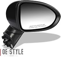 Vista 64 de DNA Motoring OEM-MR-KI1320218 Heated Powered Adjustment Left Driver Side Door View Mirror Compatible with 2018-2020 Rio