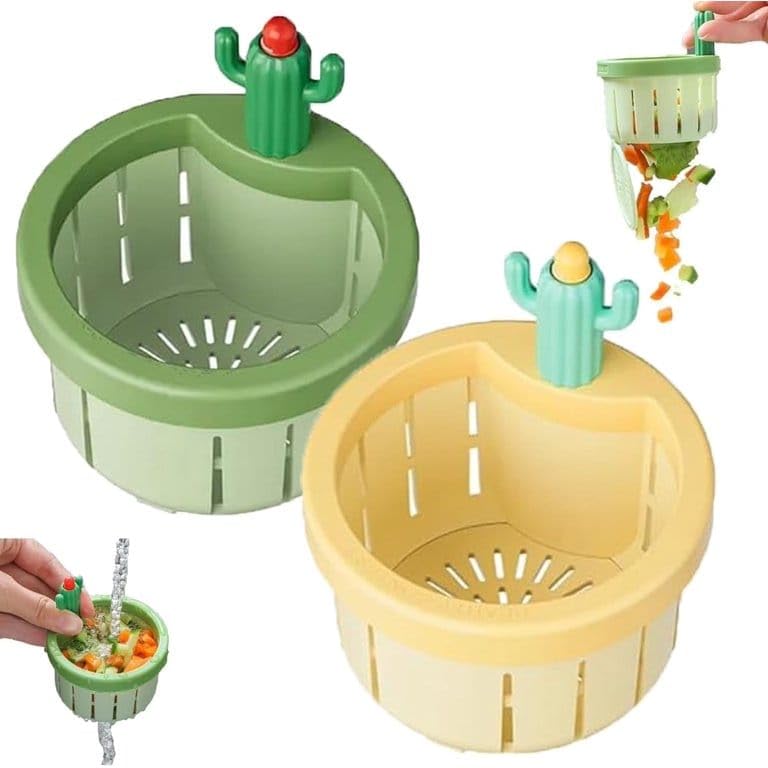 Aspeona Cactus Sink Filter Drain Basket Plastic Kitchen Sink Strainer Food Slag Strainer Cactus Sink Filter Basket Easy to Clean & Use Sink Strainer, Cactus Kitchen Sink Drain Strainer. (B0DDHHSTG6) Amazon Price History, Amazon Price Tracker