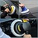 KingBra 5Pcs Polisher Pad Bonnet (9 to 10 Inches), Soft Microfiber Polishing Buffing Pad Cover, Waxing Bonnet Waxer Pads for Car