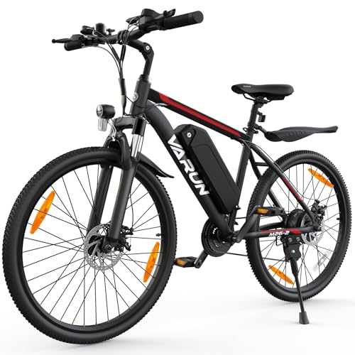 VARUN E Bike, 24'/26' E-Bike Herren Damen mit 36V/48V Akku, 250W Motor,...