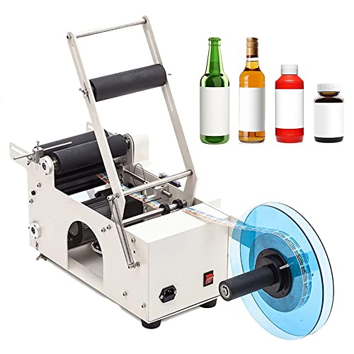 Etiquetadora semiautomática de botellas redondas,aplicadora de etiquetas,etiquetadora de botellas,impresora de etiquetas adhesivas,máquina de embalaje,herramienta de etiquetado autoadhesivo