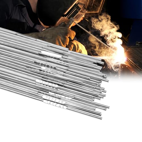 50pcs Stainless Steel TIG Welding Rod ER308L 1/16x16 Stainless Steel Welding Rod Tig Filler Rod Low Splatter Corrosion Resistance TIG Welding Accessories Welding Rods
