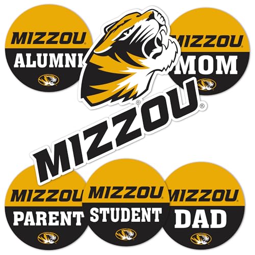Desert Cactus University of Missouri Sticker Mizzou Tigers Vinyl Decals Laptop Water Bottle Car Scrapbook (Round Family)