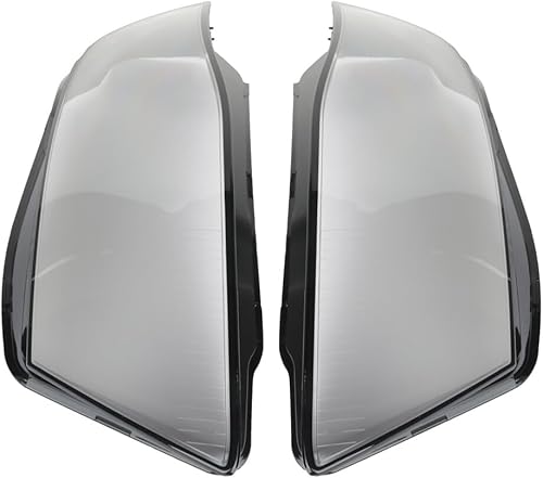Miniatura 9 de SCITOO Fundas de plástico para Audi A4 2009 2010 2011 2012 2 piezas lado izquierdo y derecho de coche faro delantero lente transparente cubierta de