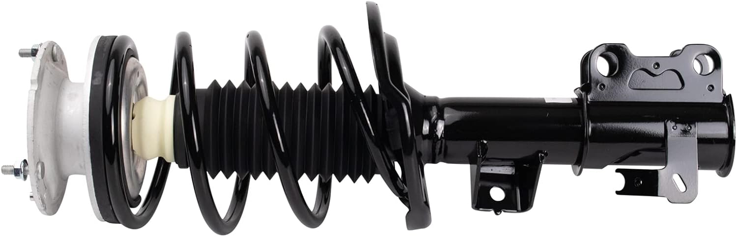 TRQ Front Left Strut and Spring Assembly Compatible with 2013-2019 Cadillac ATS All Wheel Drive